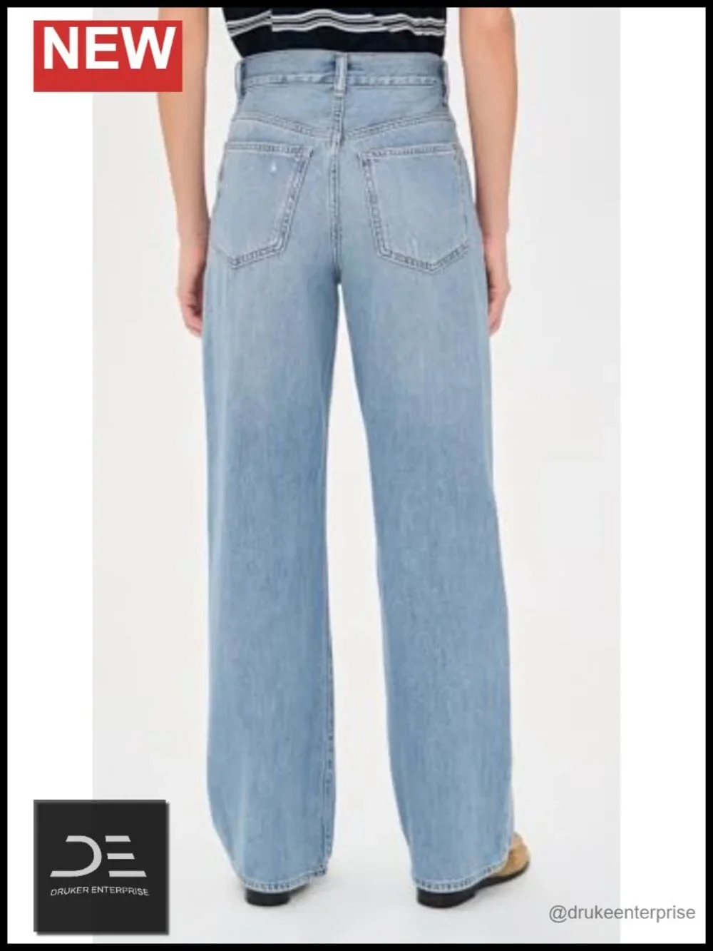 Wide Leg Jeans, Lightweight Denim, High Rise, 31in Inseam
